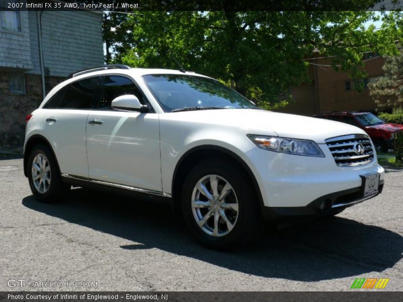 Ivory Pearl / Wheat 2007 Infiniti FX 35 AWD