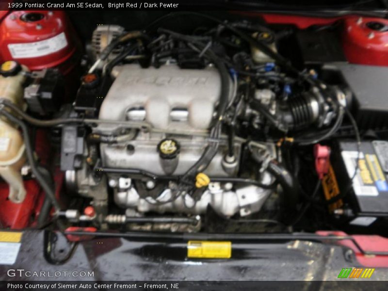 Bright Red / Dark Pewter 1999 Pontiac Grand Am SE Sedan