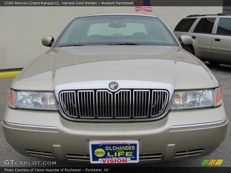 Harvest Gold Metallic / Medium Parchment 2000 Mercury Grand Marquis LS