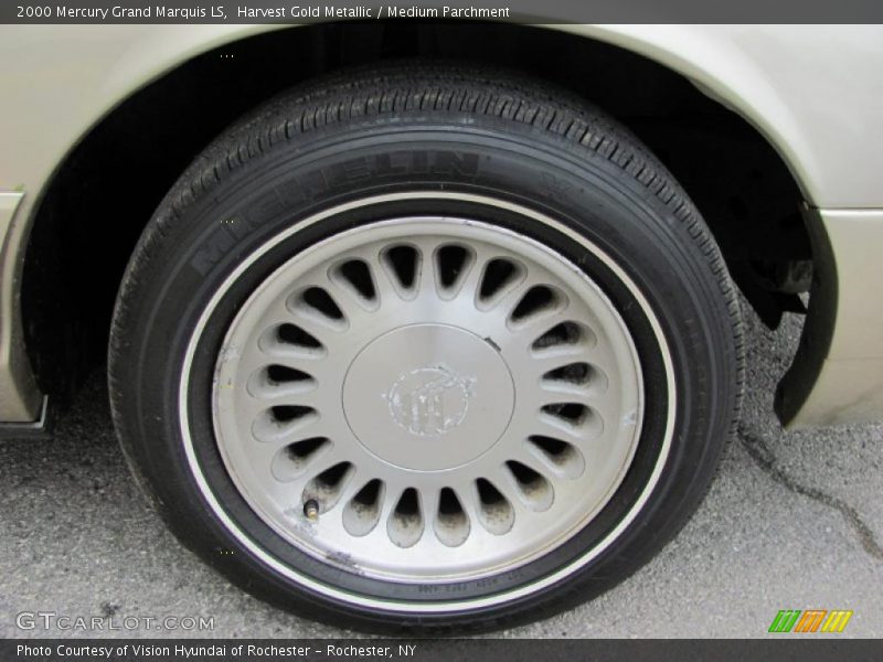 Harvest Gold Metallic / Medium Parchment 2000 Mercury Grand Marquis LS