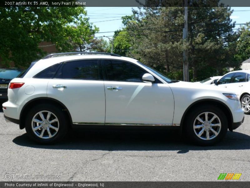Ivory Pearl / Wheat 2007 Infiniti FX 35 AWD