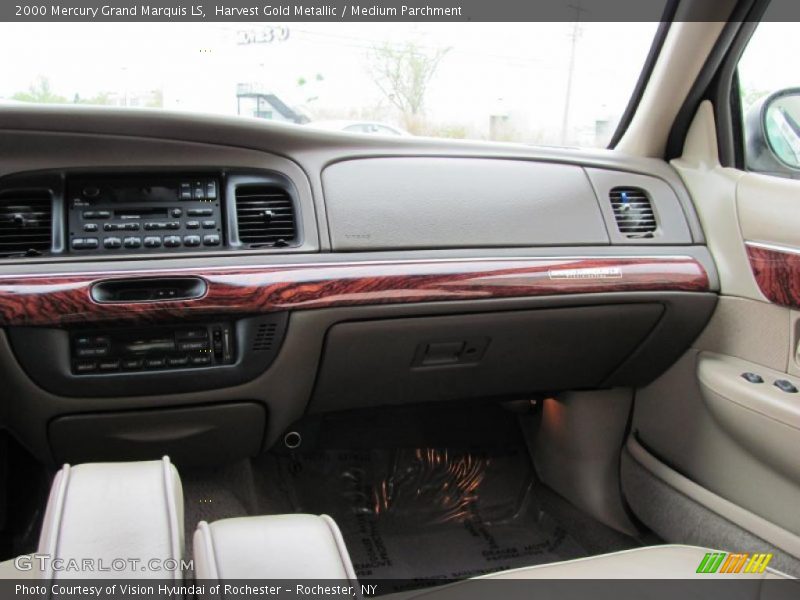 Harvest Gold Metallic / Medium Parchment 2000 Mercury Grand Marquis LS