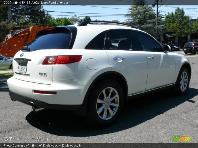 Ivory Pearl / Wheat 2007 Infiniti FX 35 AWD