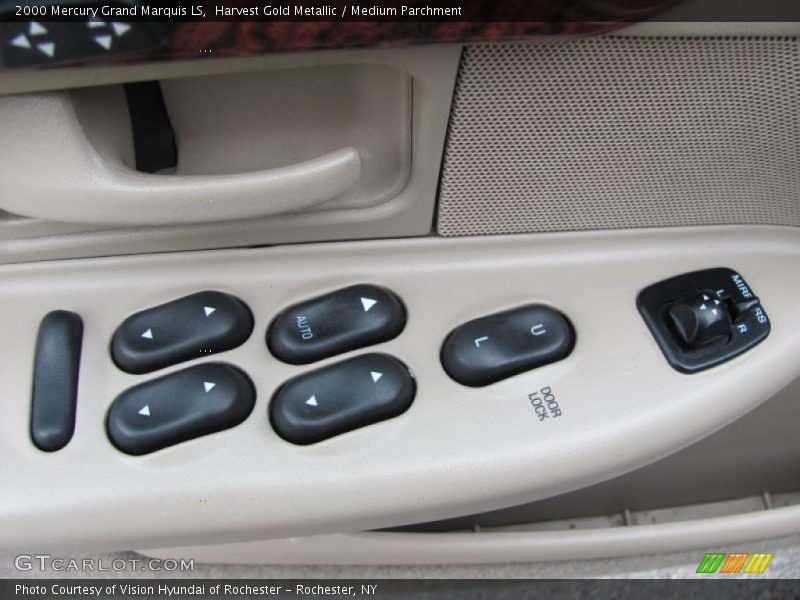 Harvest Gold Metallic / Medium Parchment 2000 Mercury Grand Marquis LS