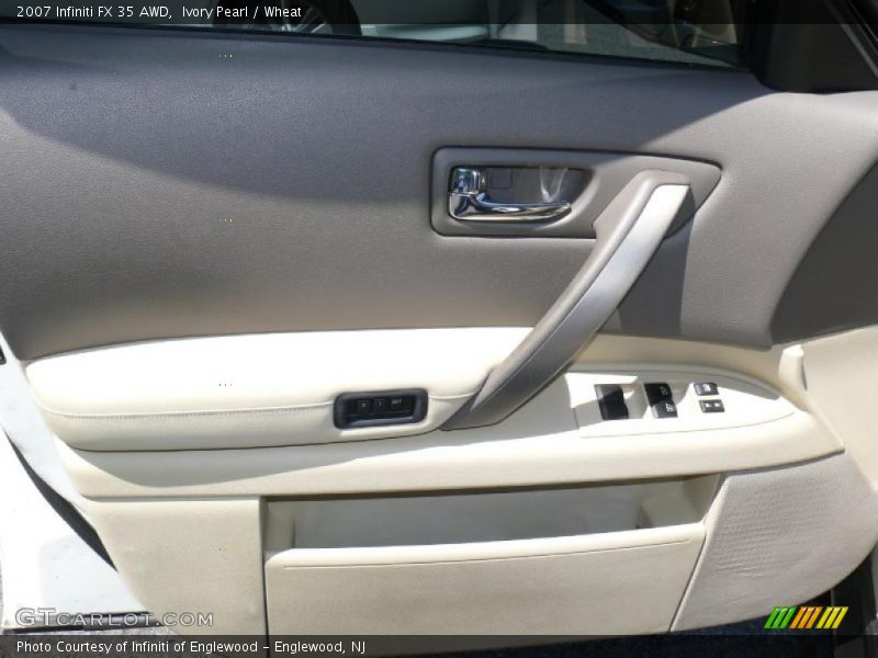 Ivory Pearl / Wheat 2007 Infiniti FX 35 AWD