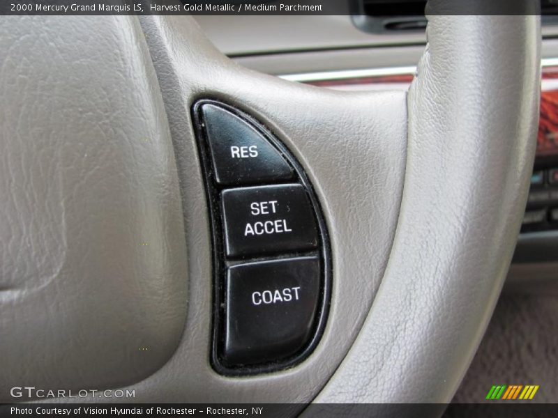 Harvest Gold Metallic / Medium Parchment 2000 Mercury Grand Marquis LS