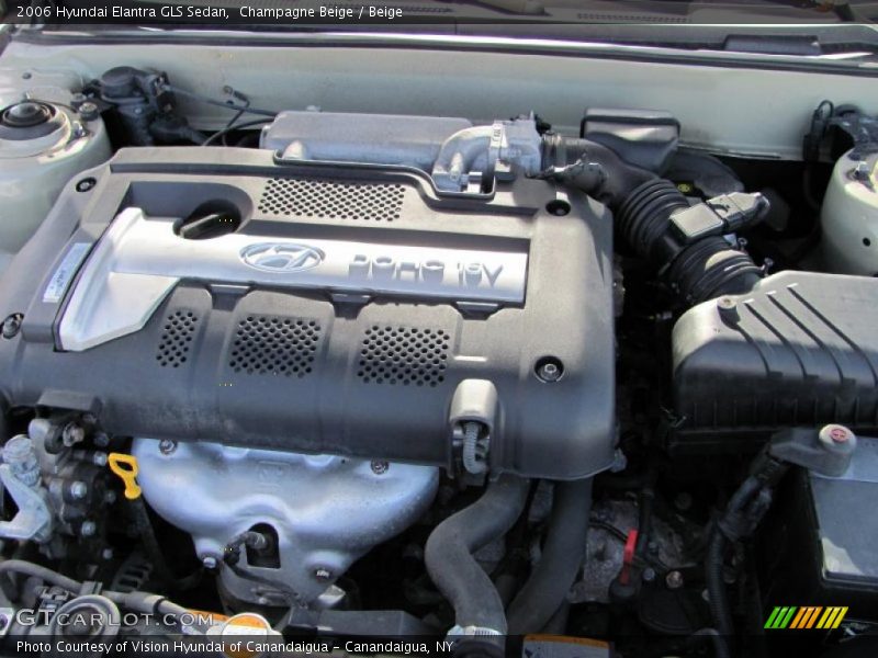 Champagne Beige / Beige 2006 Hyundai Elantra GLS Sedan