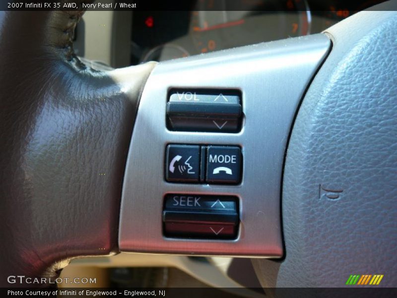 Ivory Pearl / Wheat 2007 Infiniti FX 35 AWD