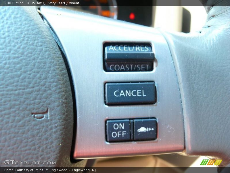 Ivory Pearl / Wheat 2007 Infiniti FX 35 AWD