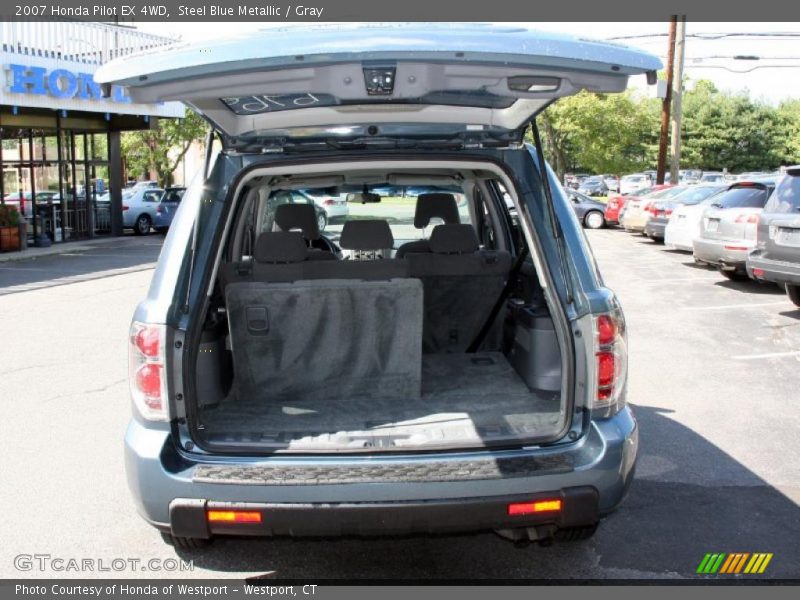 Steel Blue Metallic / Gray 2007 Honda Pilot EX 4WD