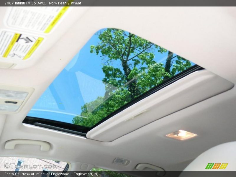 Ivory Pearl / Wheat 2007 Infiniti FX 35 AWD