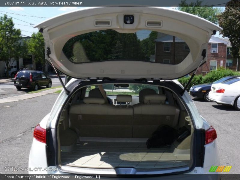 Ivory Pearl / Wheat 2007 Infiniti FX 35 AWD