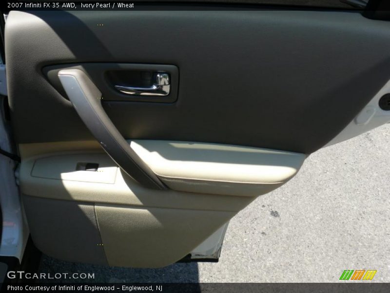 Ivory Pearl / Wheat 2007 Infiniti FX 35 AWD