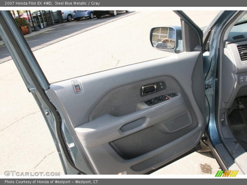 Steel Blue Metallic / Gray 2007 Honda Pilot EX 4WD