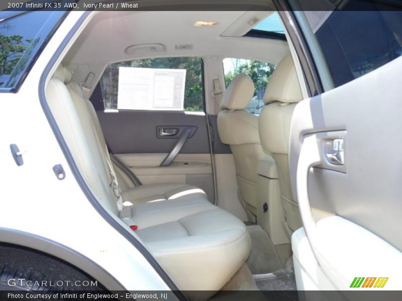 Ivory Pearl / Wheat 2007 Infiniti FX 35 AWD