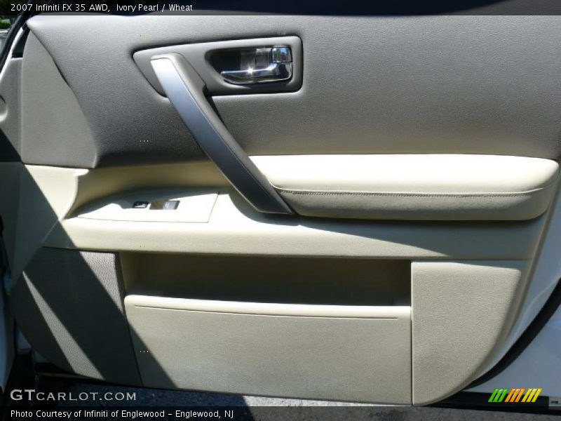 Ivory Pearl / Wheat 2007 Infiniti FX 35 AWD