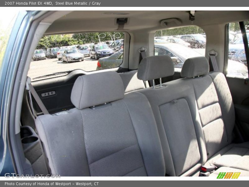 Steel Blue Metallic / Gray 2007 Honda Pilot EX 4WD