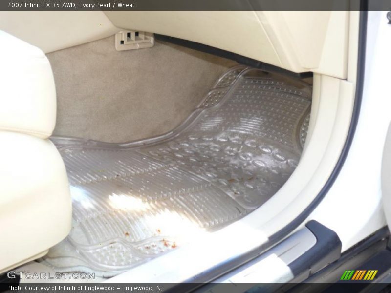 Ivory Pearl / Wheat 2007 Infiniti FX 35 AWD