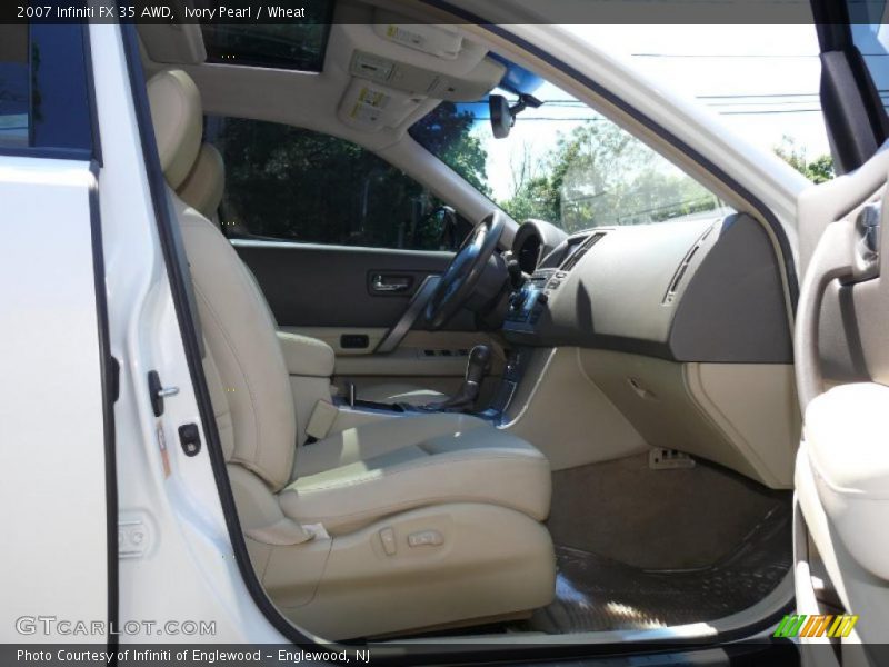 Ivory Pearl / Wheat 2007 Infiniti FX 35 AWD