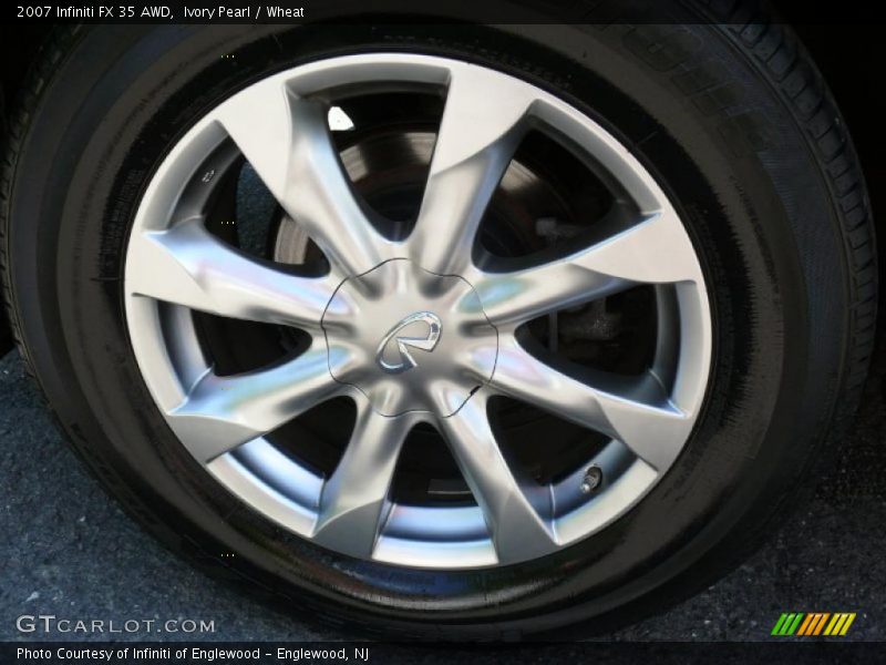 Ivory Pearl / Wheat 2007 Infiniti FX 35 AWD
