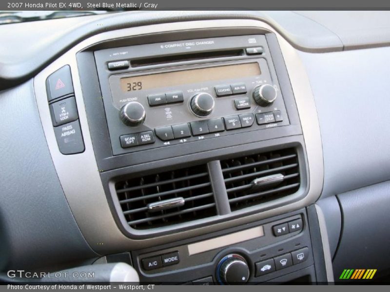 Steel Blue Metallic / Gray 2007 Honda Pilot EX 4WD