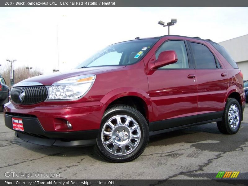 Cardinal Red Metallic / Neutral 2007 Buick Rendezvous CXL