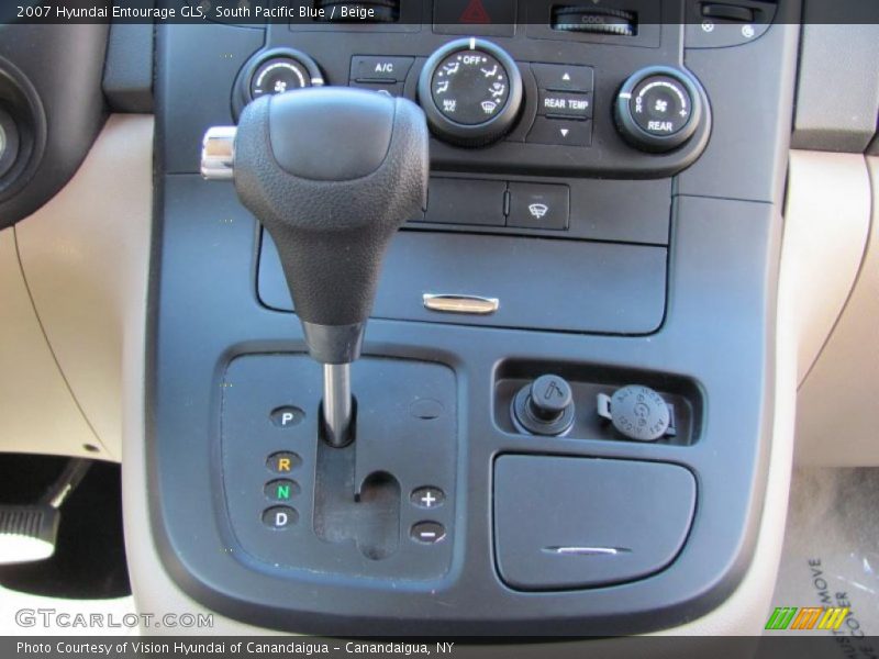 South Pacific Blue / Beige 2007 Hyundai Entourage GLS