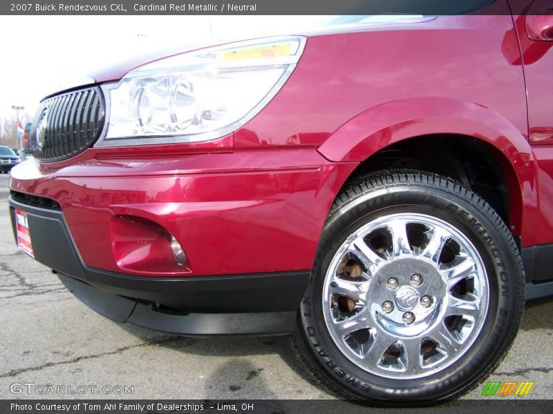 Cardinal Red Metallic / Neutral 2007 Buick Rendezvous CXL