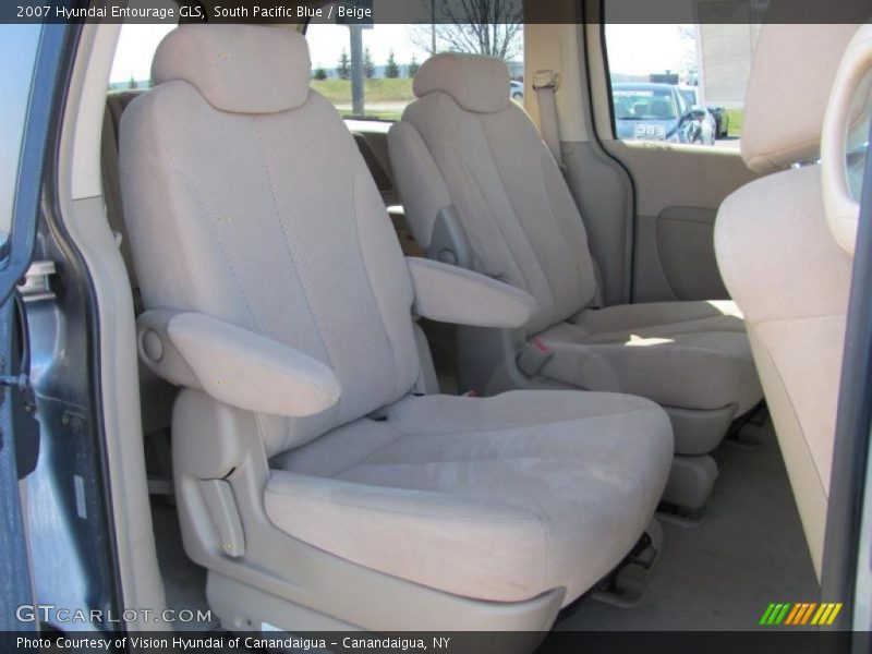South Pacific Blue / Beige 2007 Hyundai Entourage GLS