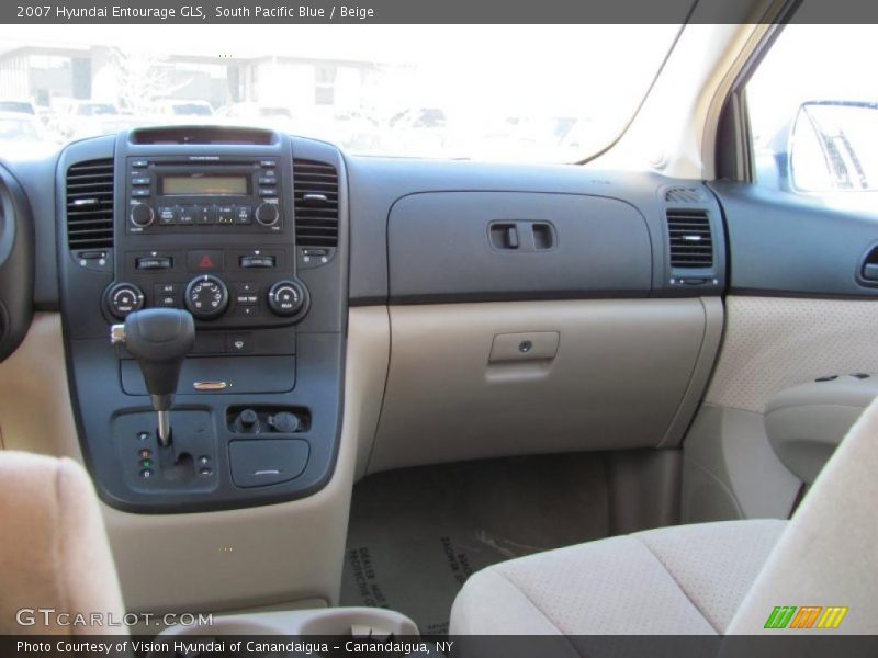 South Pacific Blue / Beige 2007 Hyundai Entourage GLS