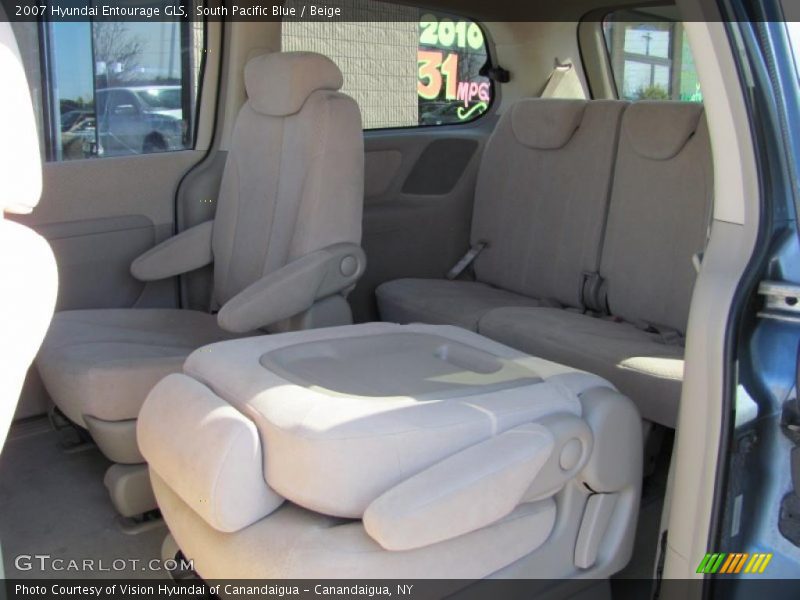 South Pacific Blue / Beige 2007 Hyundai Entourage GLS