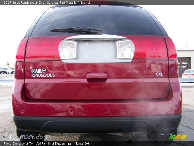 Cardinal Red Metallic / Neutral 2007 Buick Rendezvous CXL