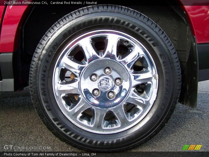 Cardinal Red Metallic / Neutral 2007 Buick Rendezvous CXL