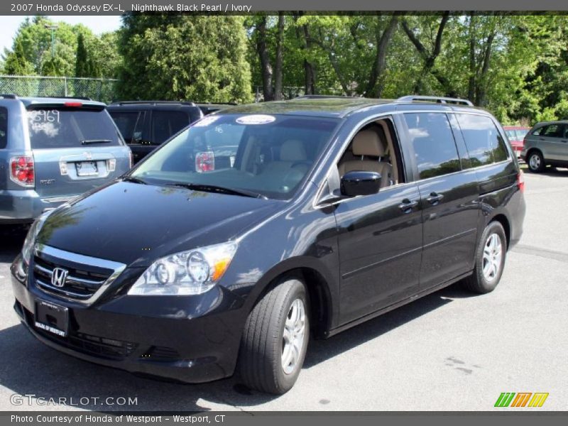 Nighthawk Black Pearl / Ivory 2007 Honda Odyssey EX-L