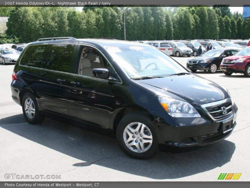 Nighthawk Black Pearl / Ivory 2007 Honda Odyssey EX-L