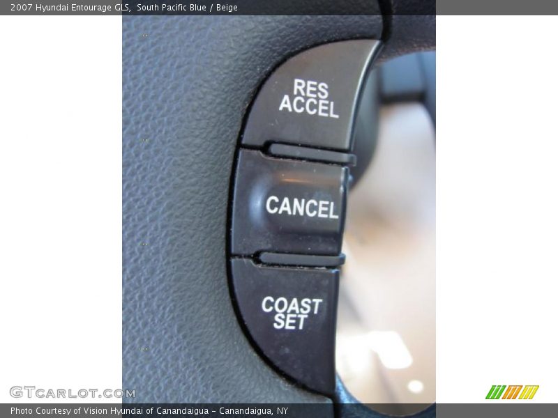 South Pacific Blue / Beige 2007 Hyundai Entourage GLS