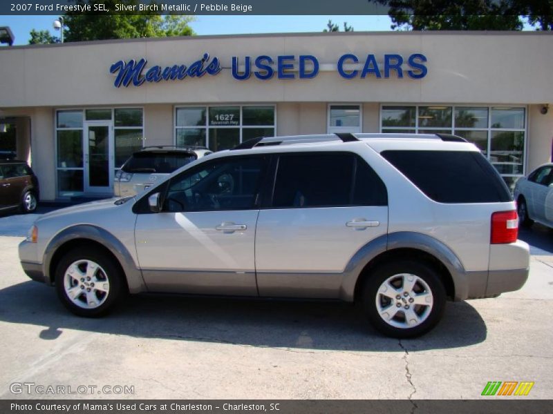 Silver Birch Metallic / Pebble Beige 2007 Ford Freestyle SEL