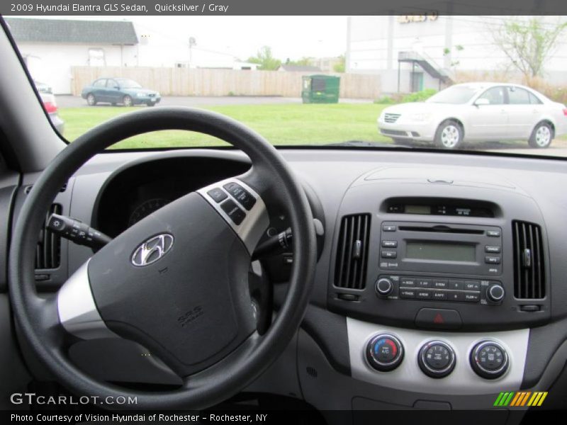 Quicksilver / Gray 2009 Hyundai Elantra GLS Sedan