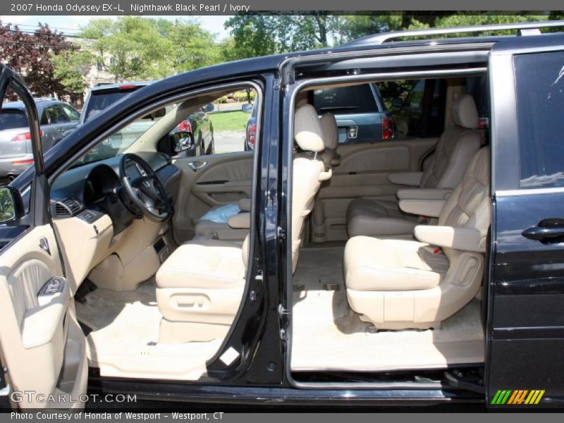Nighthawk Black Pearl / Ivory 2007 Honda Odyssey EX-L
