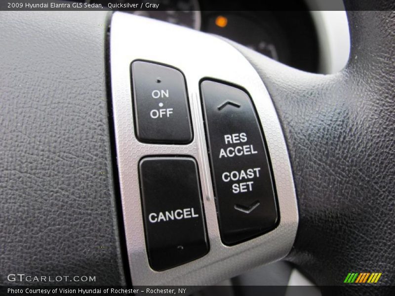 Quicksilver / Gray 2009 Hyundai Elantra GLS Sedan