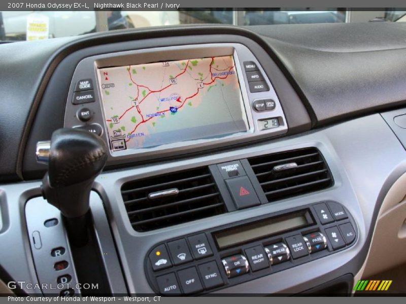 Nighthawk Black Pearl / Ivory 2007 Honda Odyssey EX-L