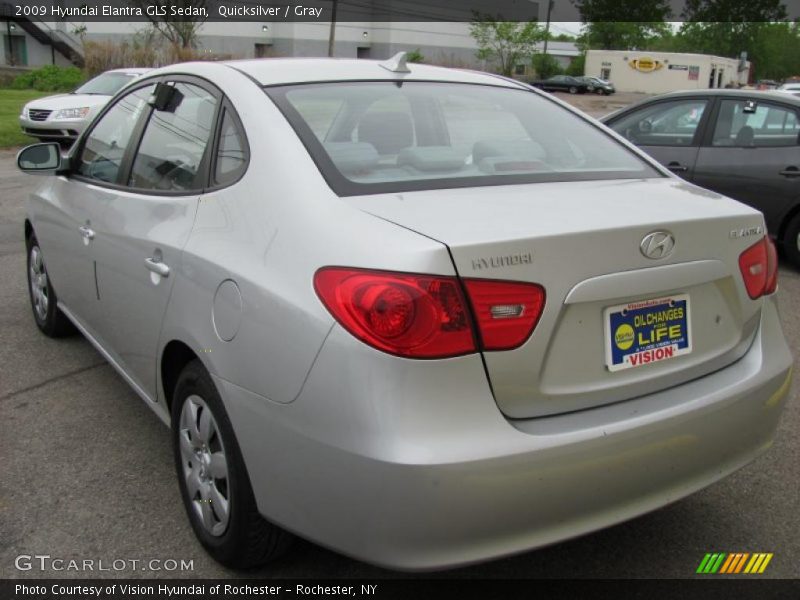 Quicksilver / Gray 2009 Hyundai Elantra GLS Sedan