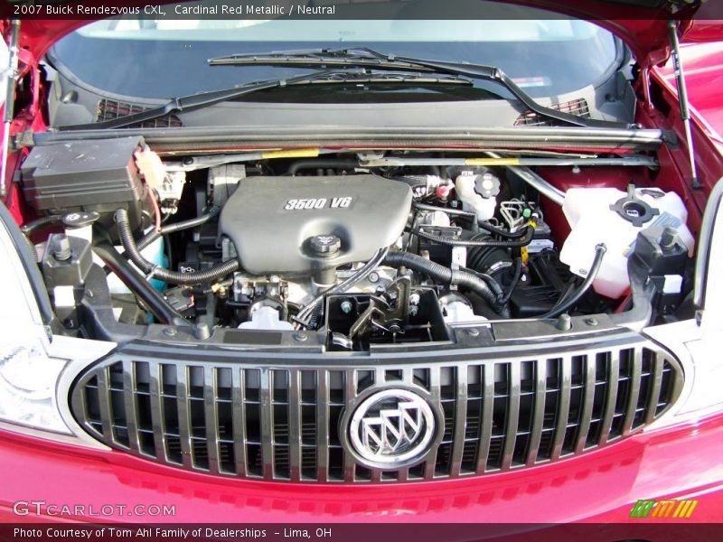 Cardinal Red Metallic / Neutral 2007 Buick Rendezvous CXL