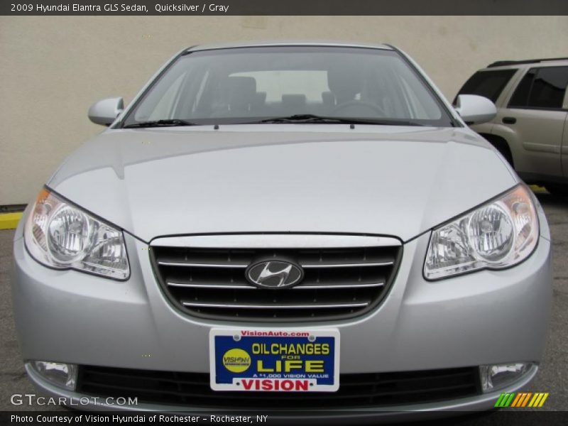 Quicksilver / Gray 2009 Hyundai Elantra GLS Sedan