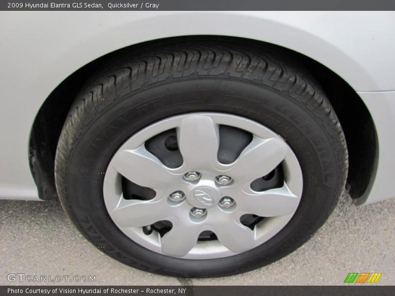 Quicksilver / Gray 2009 Hyundai Elantra GLS Sedan