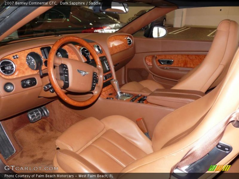 Dark Sapphire / Saddle 2007 Bentley Continental GTC