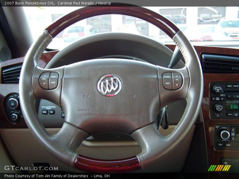 Cardinal Red Metallic / Neutral 2007 Buick Rendezvous CXL