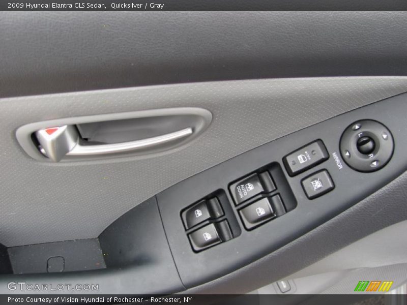 Quicksilver / Gray 2009 Hyundai Elantra GLS Sedan