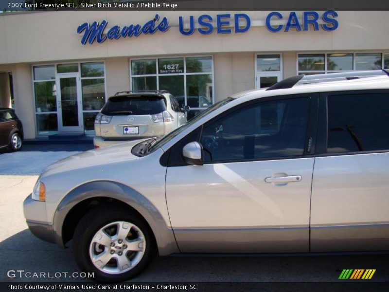 Silver Birch Metallic / Pebble Beige 2007 Ford Freestyle SEL
