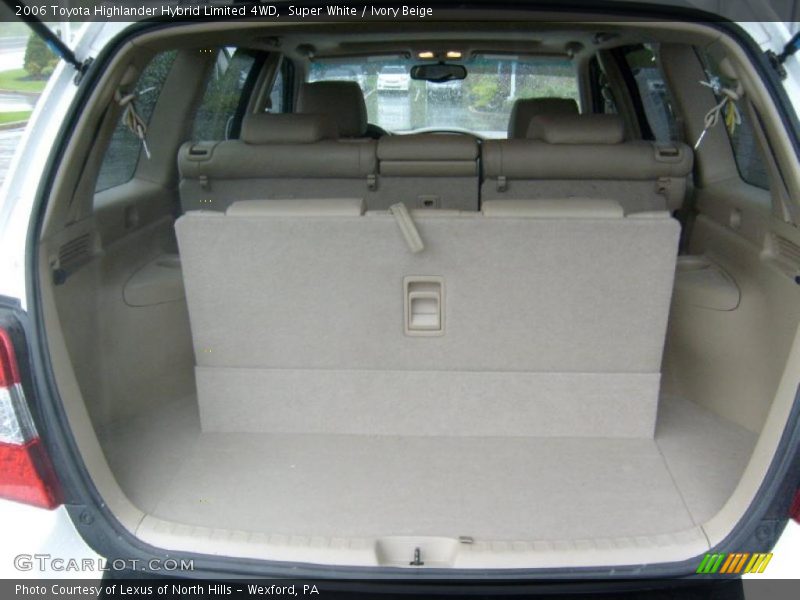 Super White / Ivory Beige 2006 Toyota Highlander Hybrid Limited 4WD